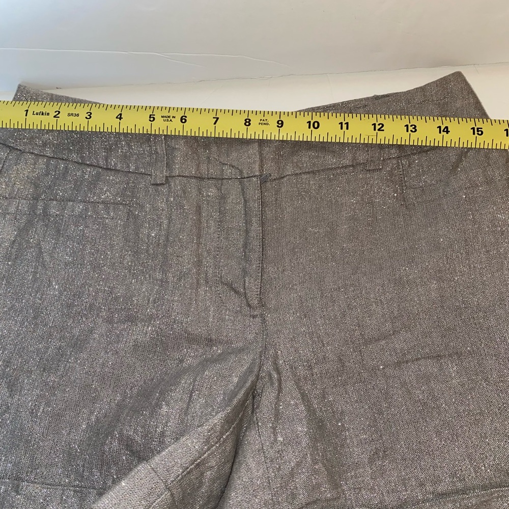 Apt. 9 Shimmering grey and silver Women's Shorts - Picture 3 of 6